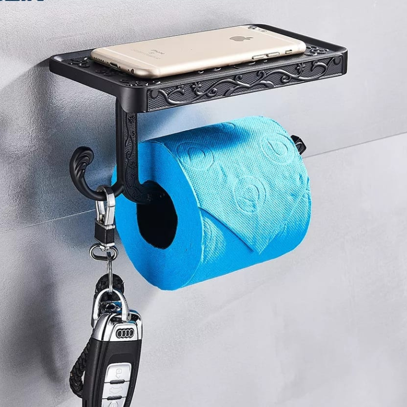 TH05 - Black Open Tissue Holder