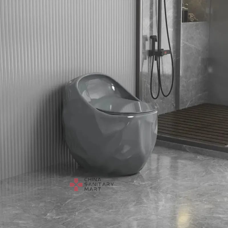 Peanut Commode- Grey