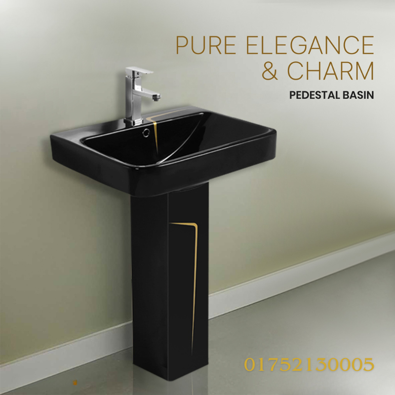 Pedestal Basin  Ceramic Basin Set - 395