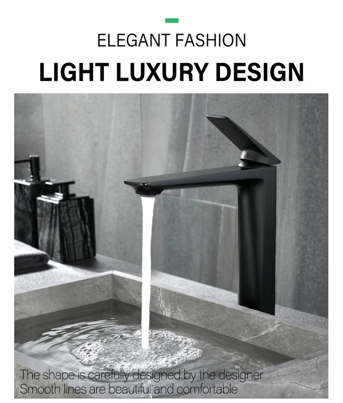 BM1211 Basin Mixer for Art Counter Top Basin (12 Inch long)