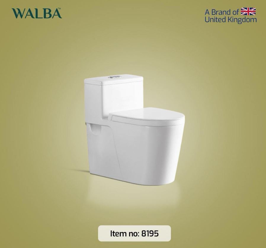 Walba Commode- 195 Rimless Tornado & z flush commode