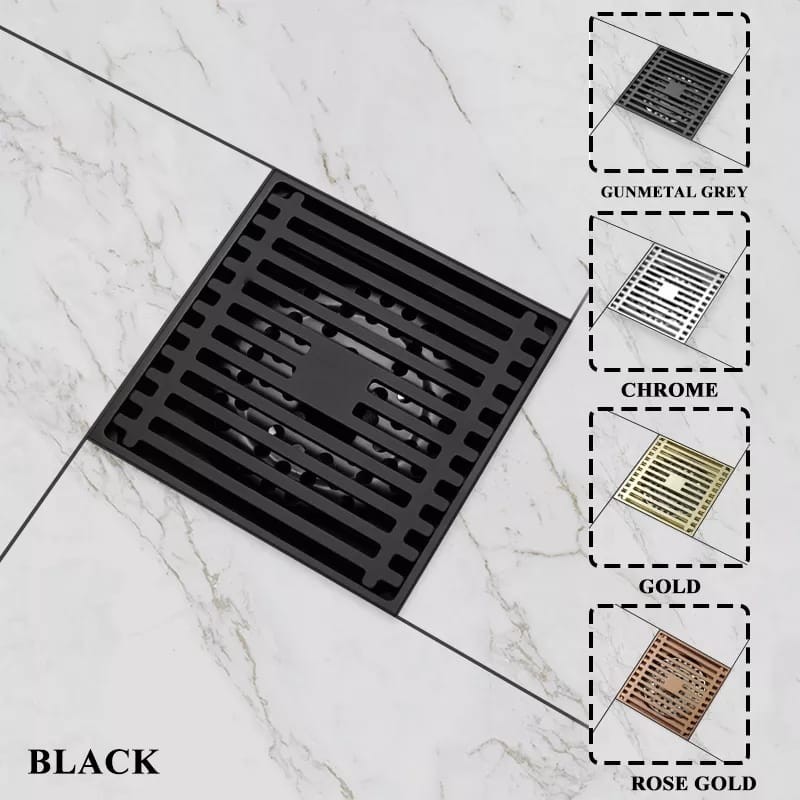 Bathroom Drain 5/5 inch HT Black