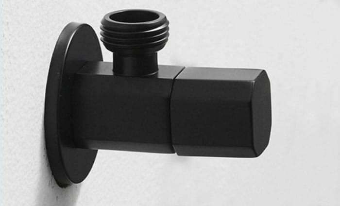ASC06 Black Angle Stop cock / Angle Valve