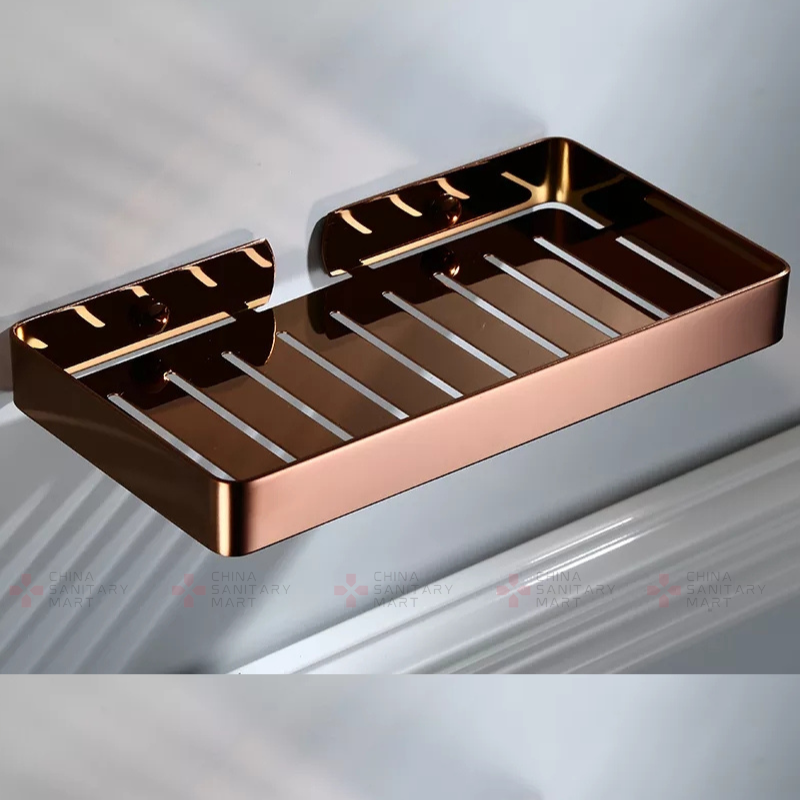 SC1008 SS Rose Gold Double Soap Case