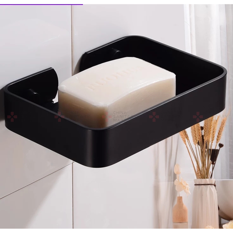 CH1003 SS Black Single Soap Case