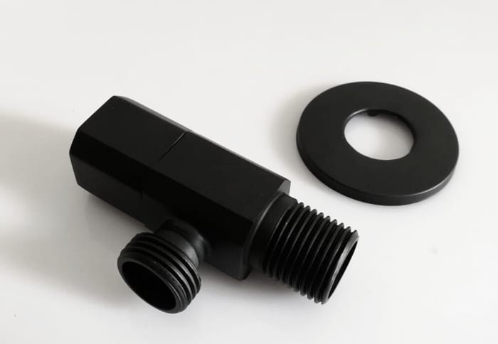 ASC07 Black Angle Stop cock  (Brass Made)