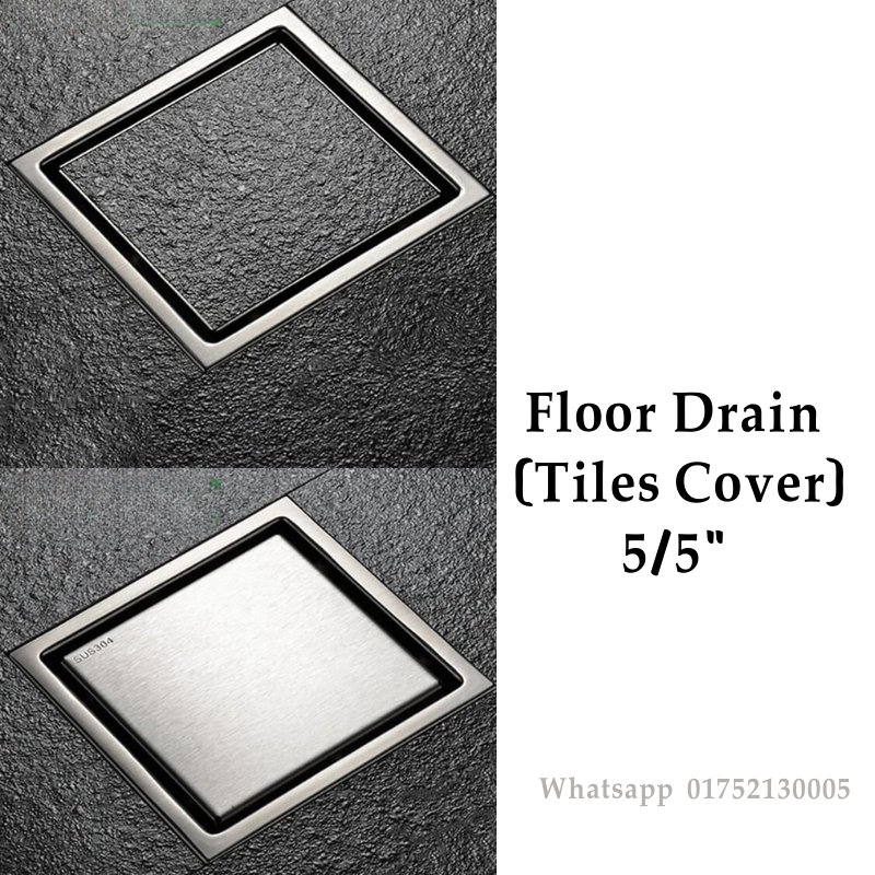 5/5 Floor Drain Tile Insert Cover-SS