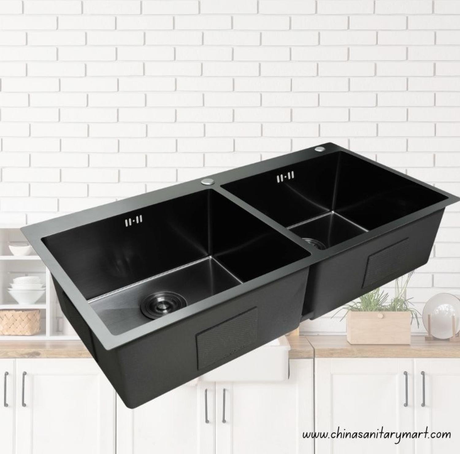 sink,kitchensink,blacksink,sinkcombo,36inchsink,handmadesink, 18/36 sink, black, honeycomb