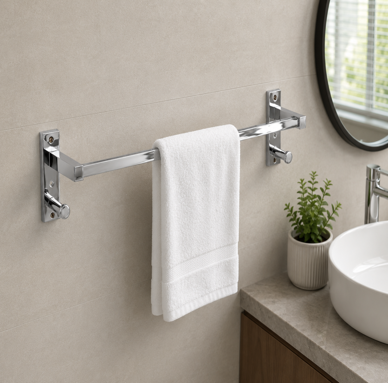 Towel rail, Single Towel Rail, hook Towel rail.