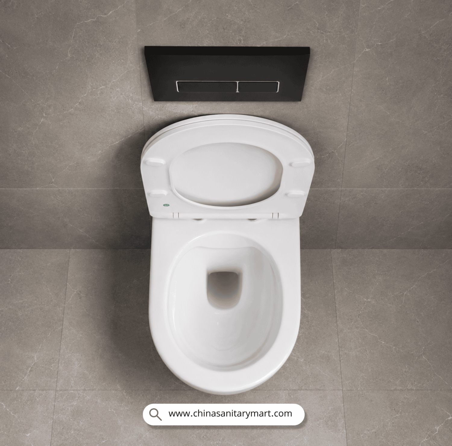Italian Standard T104, Italian Standard commode, white wall hung toilet, round wall mounted commode, luxury sanitary ware, premium ceramic toilet, China Sanitary Mart, space saving commode, modern bathroom fittings