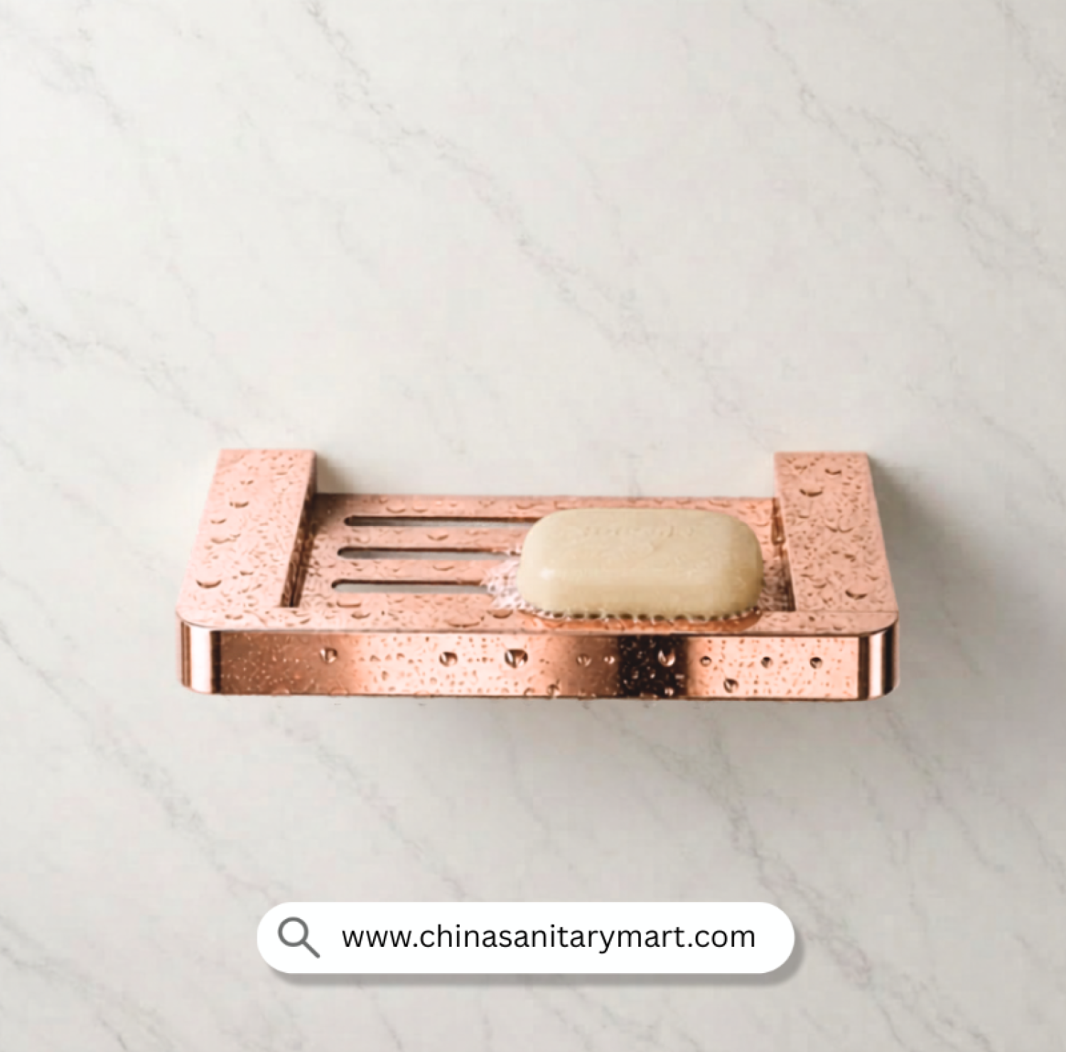 FT LT Rose Gold Soap Case, Rose Gold Soap Holder, Heavy Duty Soap Case, Brass Soap Case, Wall Mounted Soap Holder, Rose Gold Bathroom Accessories, Luxury Soap Tray, Premium Bathroom Hardware, Modern Soap Dish, Bathroom Soap Rack
