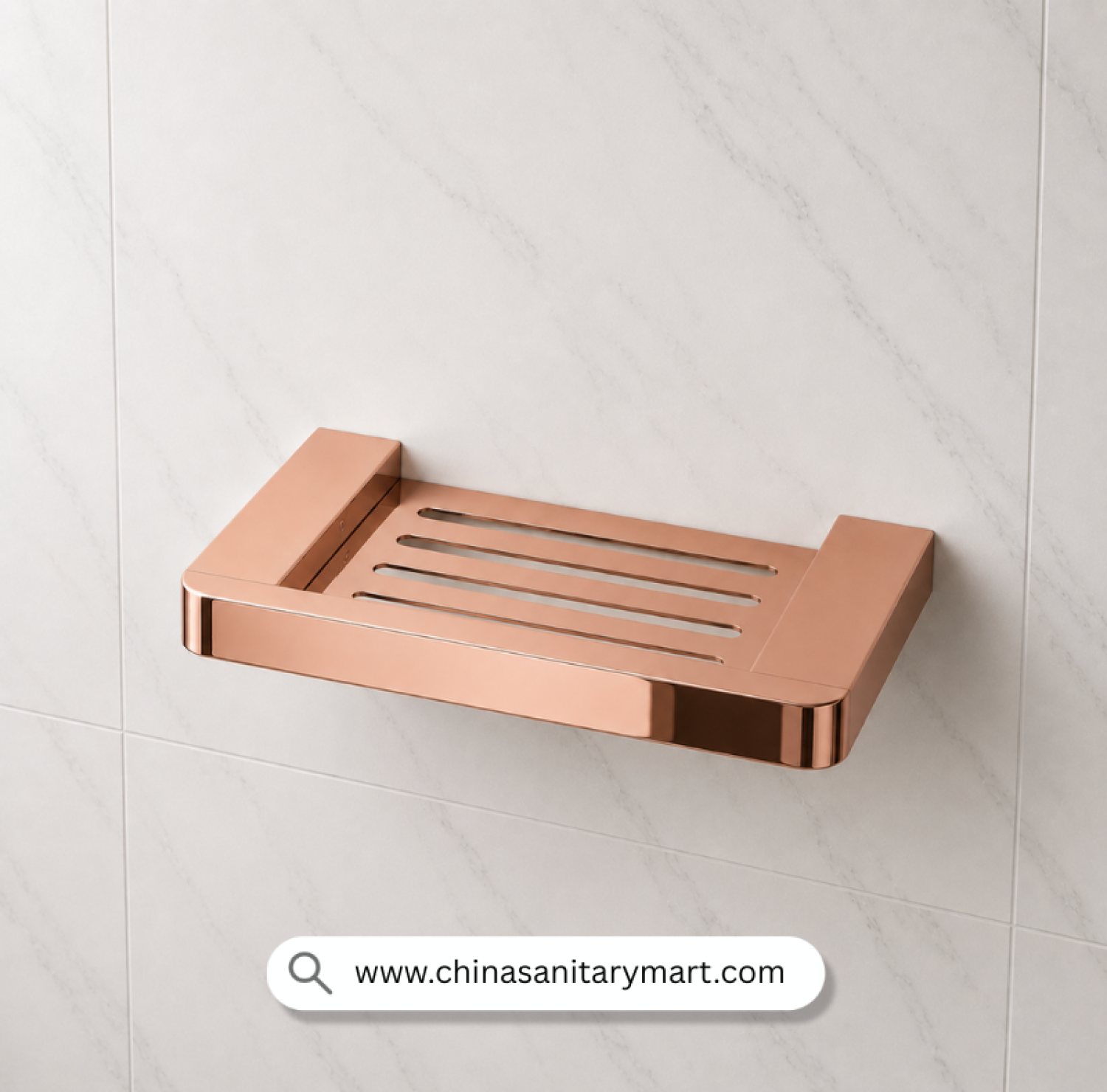FT LT Rose Gold Soap Case, Rose Gold Soap Holder, Heavy Duty Soap Case, Brass Soap Case, Wall Mounted Soap Holder, Rose Gold Bathroom Accessories, Luxury Soap Tray, Premium Bathroom Hardware, Modern Soap Dish, Bathroom Soap Rack