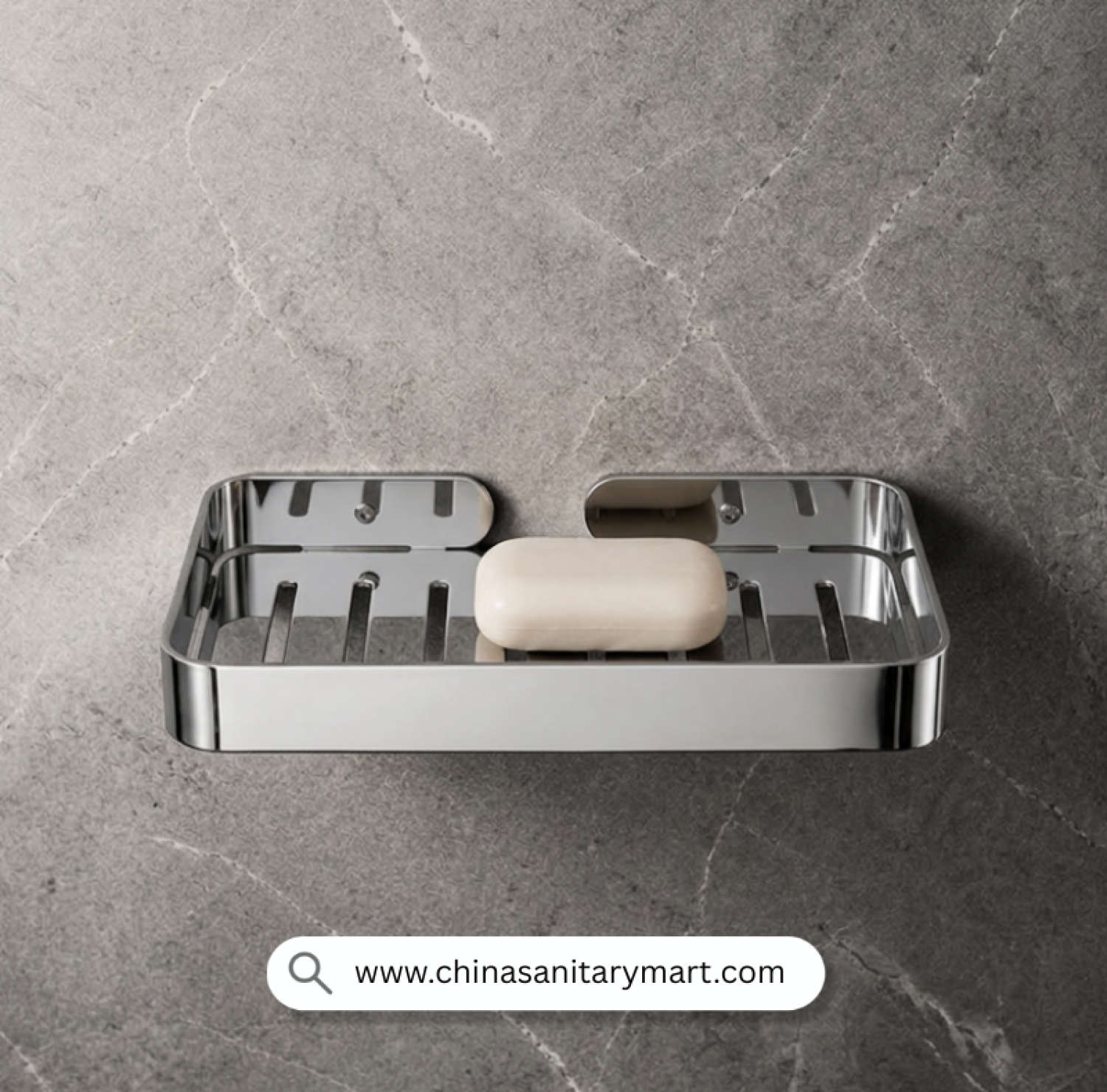SS CP Double Soap Case, Chrome Soap Case, Stainless Steel Soap Holder, Double Soap Holder, Wall Mounted Soap Case, CP Finish Soap Rack, Chrome Polished Soap Dish, Bathroom Soap Holder, Luxury Bathroom Accessories