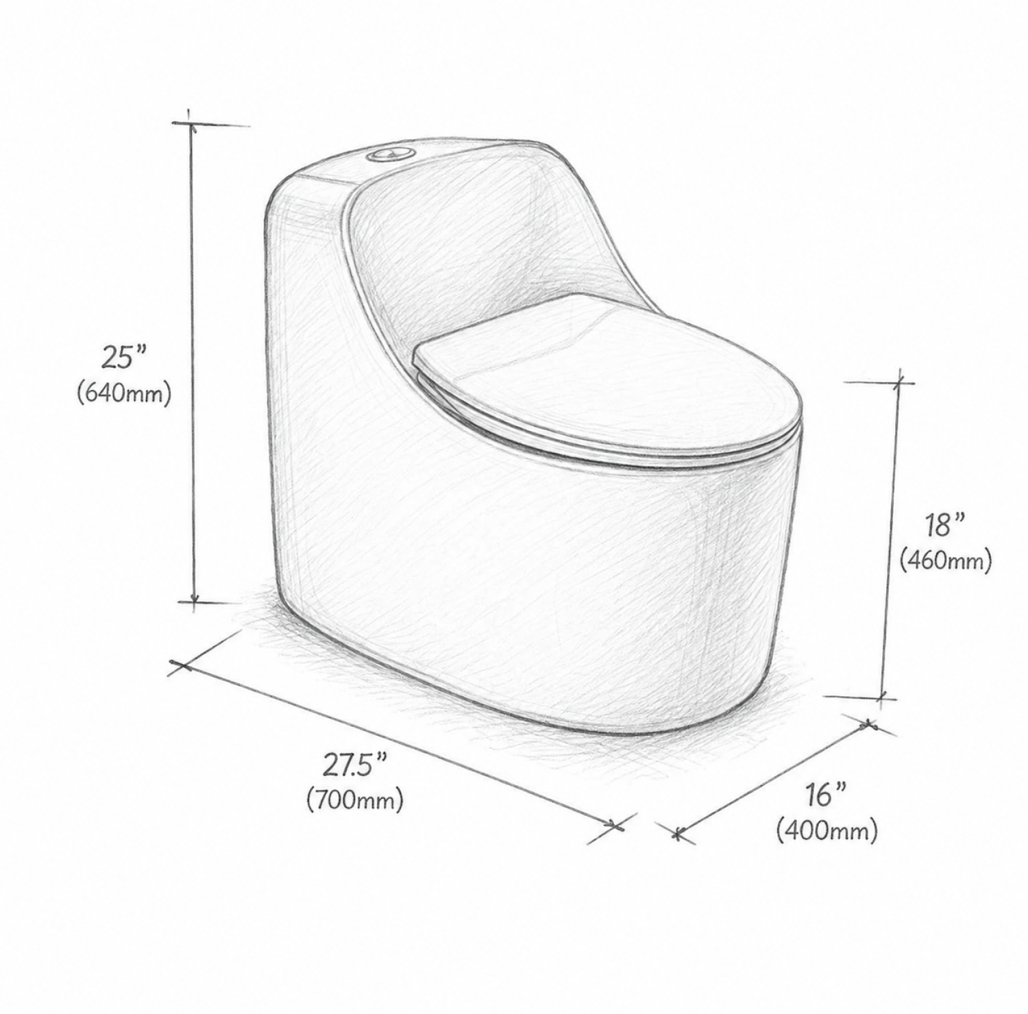 IS-T303 Premium White One Piece Commode featuring a glossy white finish, premium sanitary ceramic construction, Tornado Jet Flush system