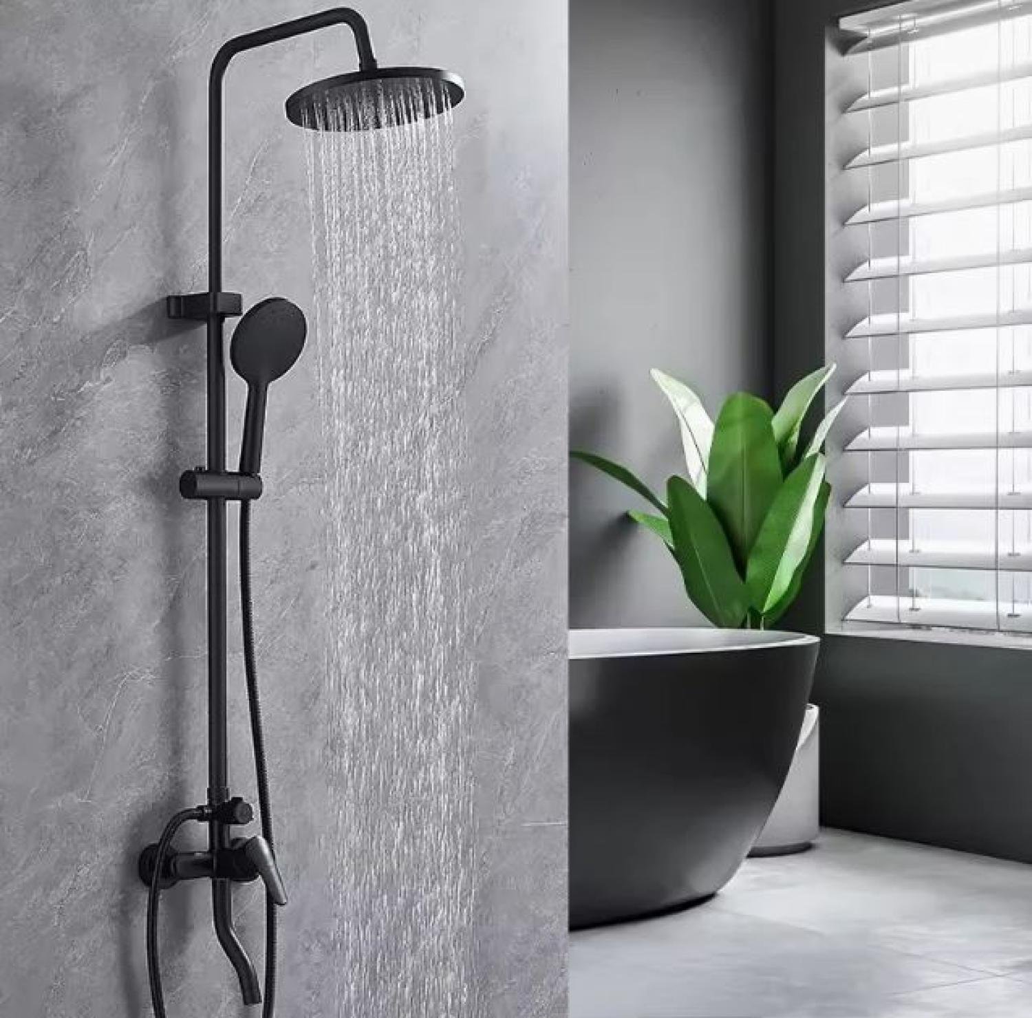 shower mixer , shower panel