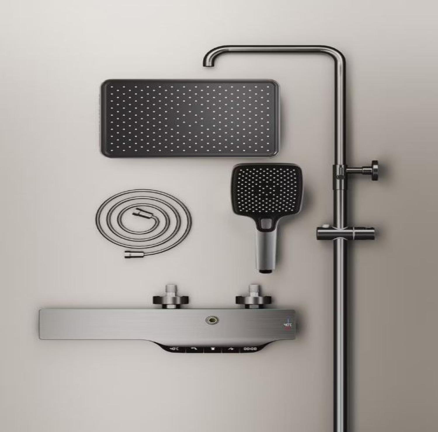 shower mixer , shower panel
