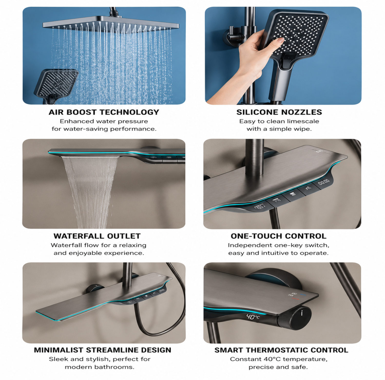 shower mixer , shower panel
