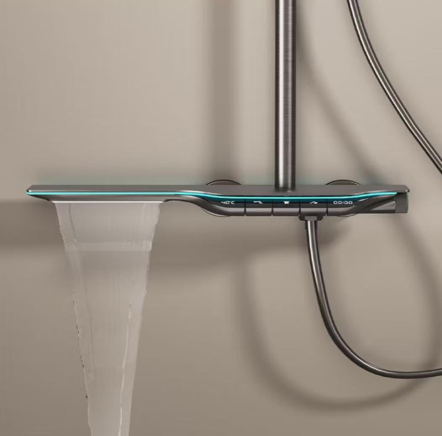 shower mixer , shower panel