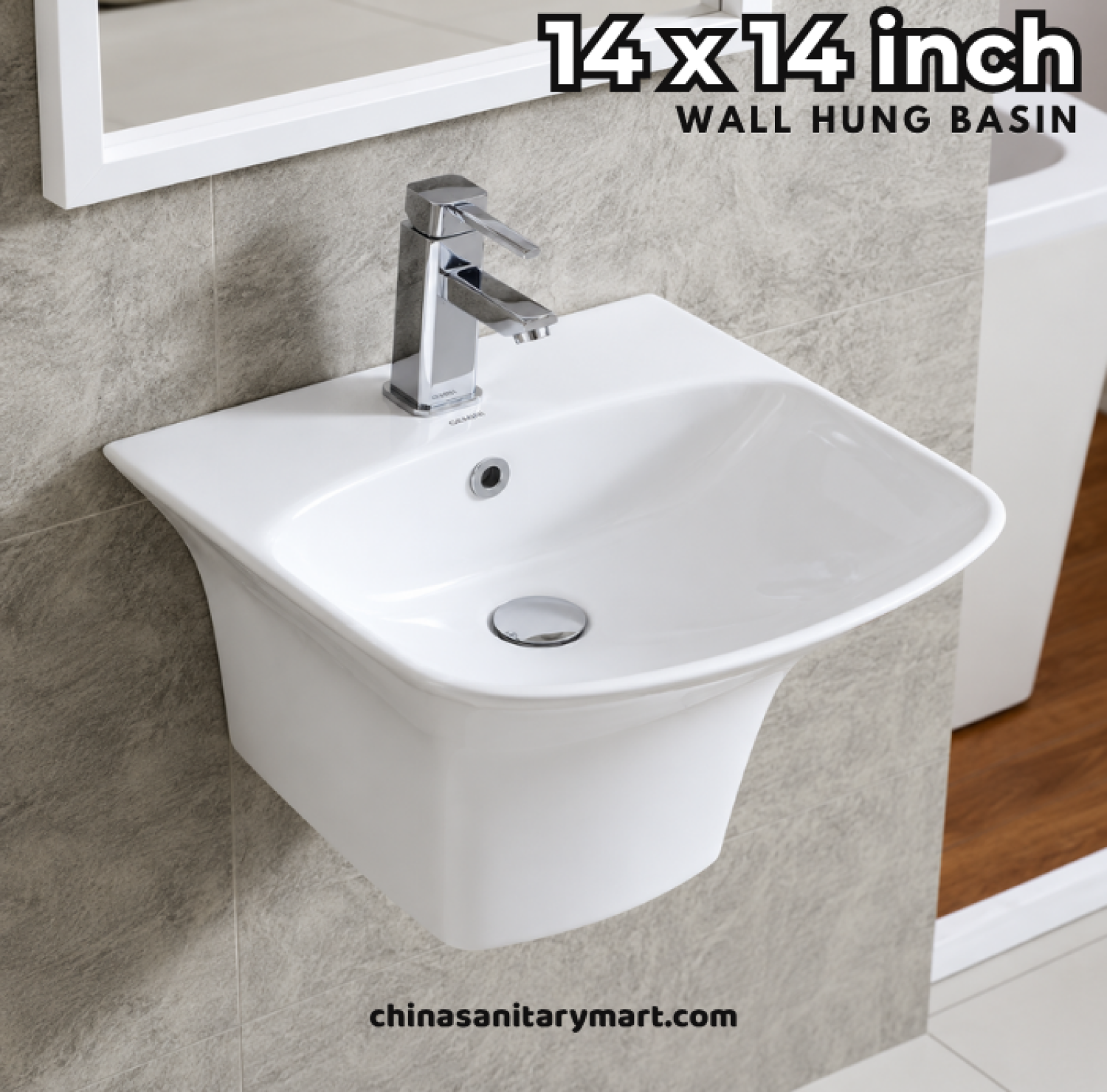 basin, wall hung basin,
