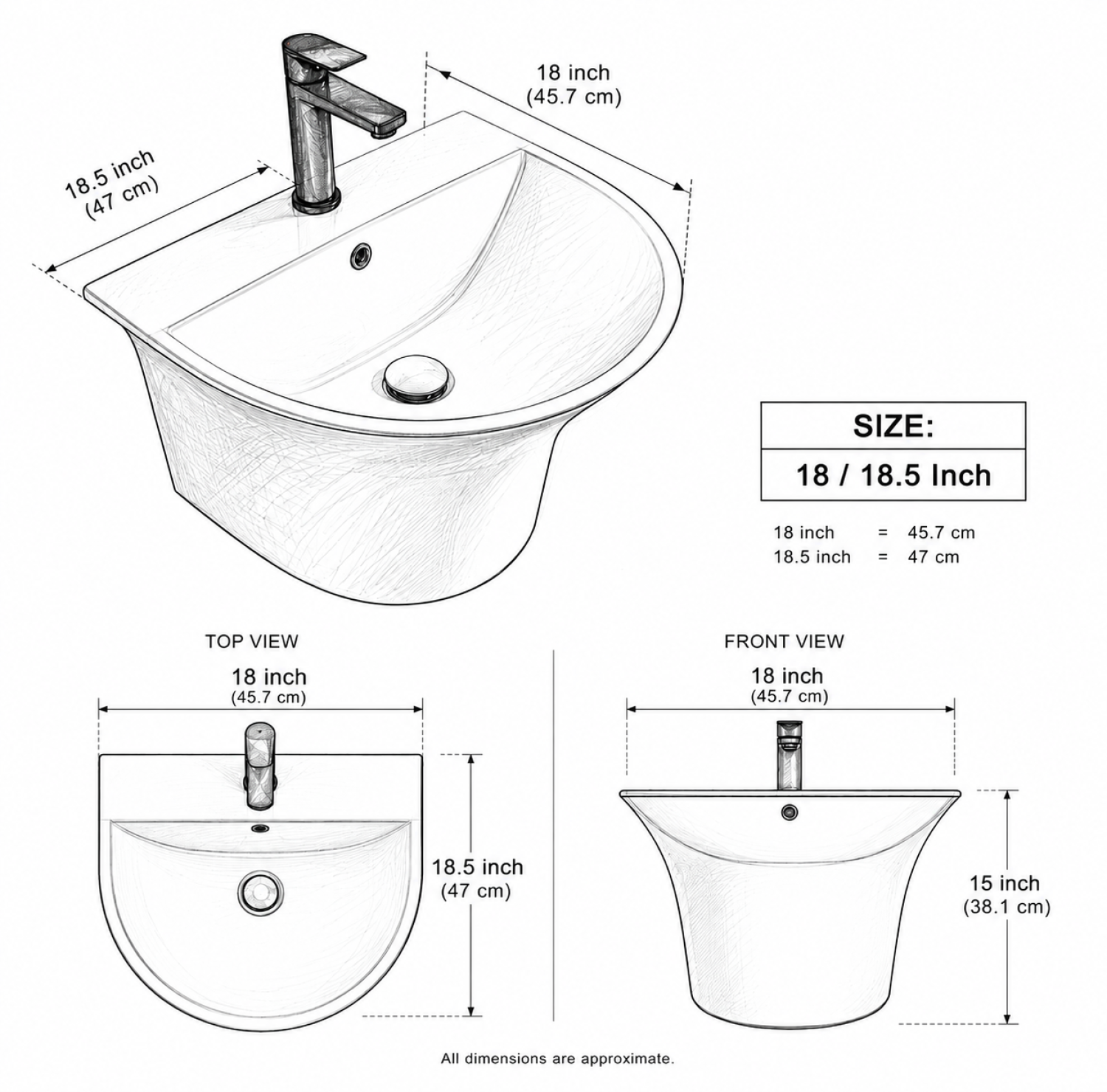 wall hung basin, wall hung