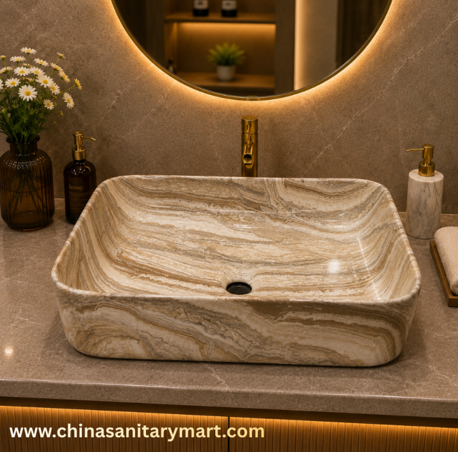 20x15 top basin,AR-AB-8208-D5 top basin,grey vines pattern basin,square shape art basin,ceramic counter top basin,designer wash basin,luxury bathroom basin,premium top basin,China Sanitary Mart,Bangladesh