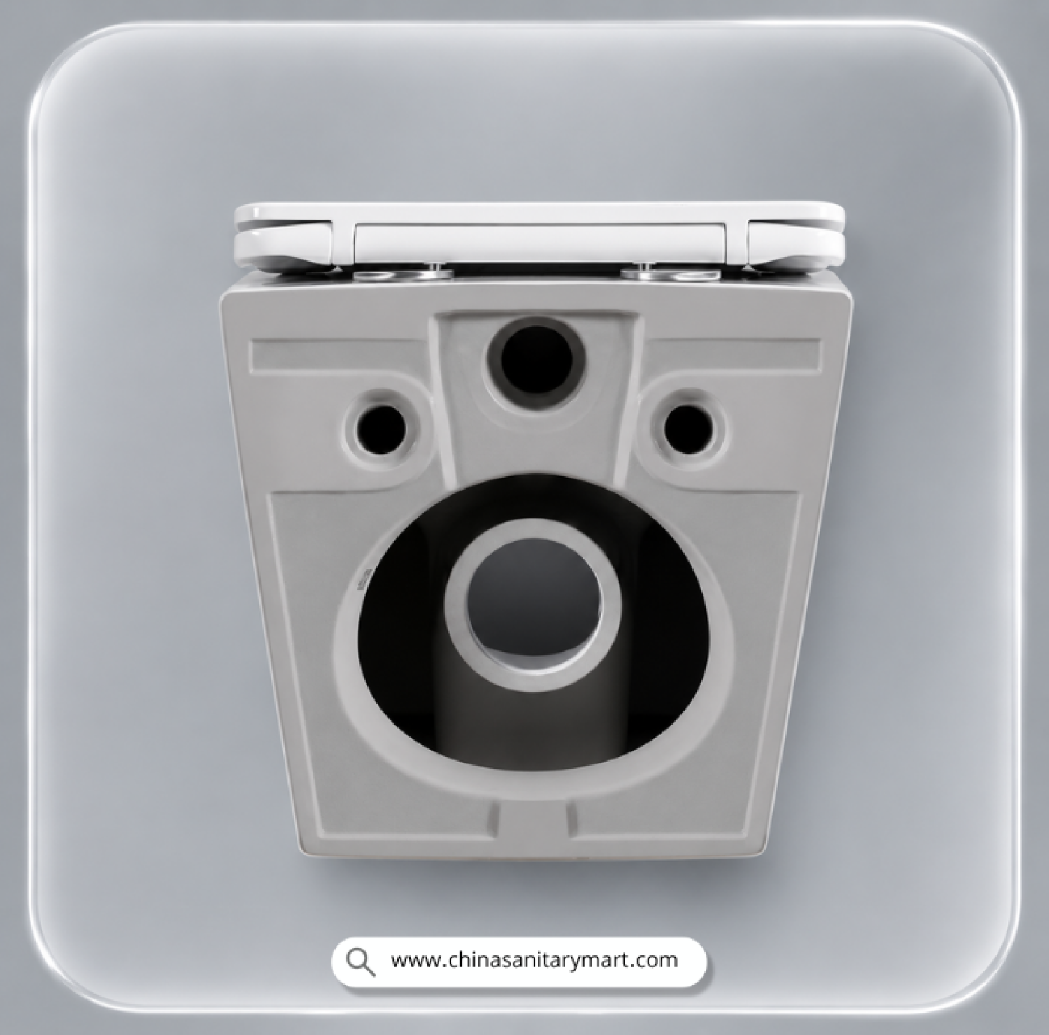 Marquis commode, wall hung toilet, luxury wall mounted commode, modern bathroom sanitary ware, premium ceramic toilet, China Sanitary Mart, space saving commode, white wall hung toilet, minimalist bathroom fittings