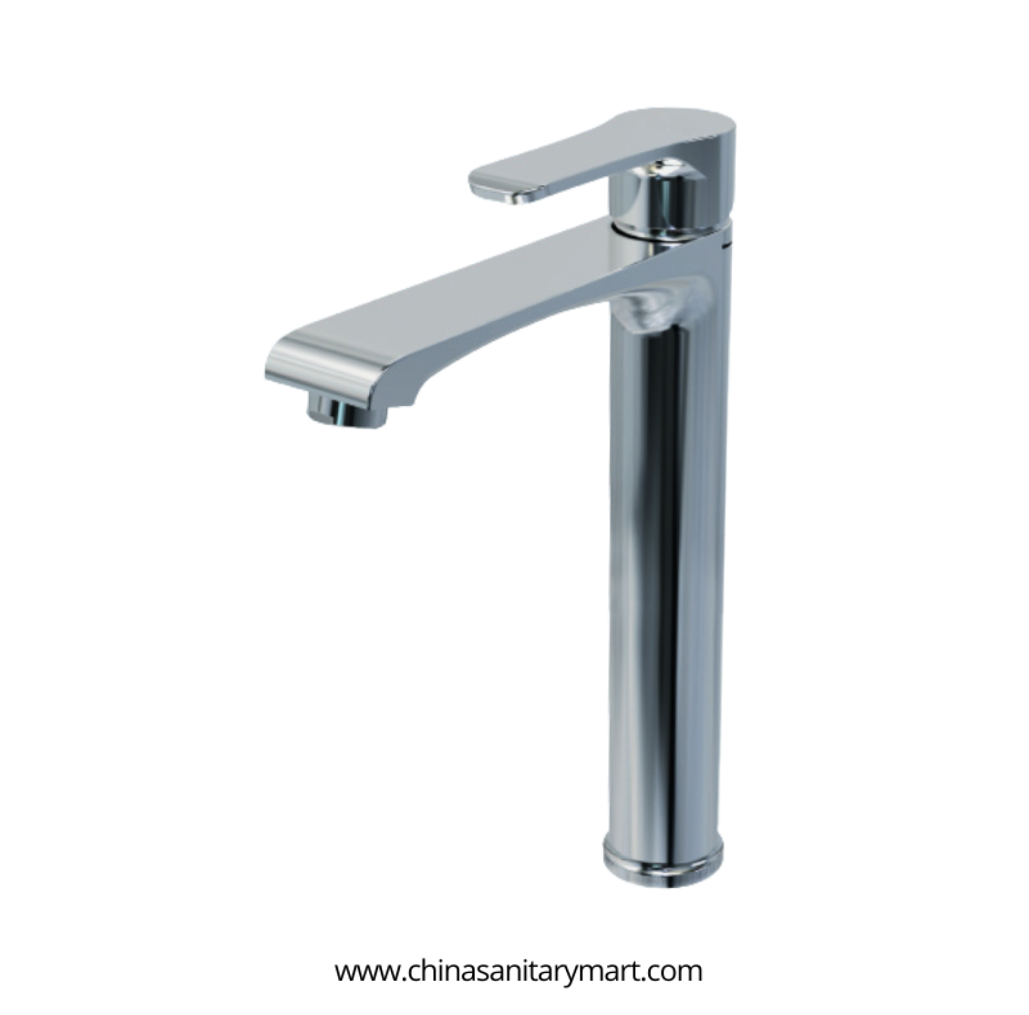 AST basin mixer large Linus, Linus chrome basin mixer, premium brass basin faucet, tall bathroom faucet, large  basin mixer, modern chrome basin mixer, hot cold basin faucet, single lever basin mixer, China Sanitary Mart