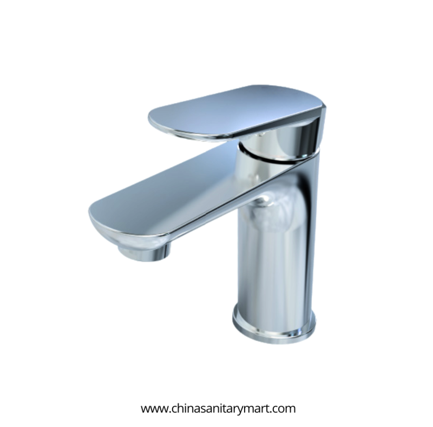 AST basin mixer small Midas, Midas chrome basin mixer, small brass basin faucet, premium bathroom faucet, vanity basin mixer, modern chrome faucet, hot cold basin mixer, single lever basin faucet, China Sanitary Mart