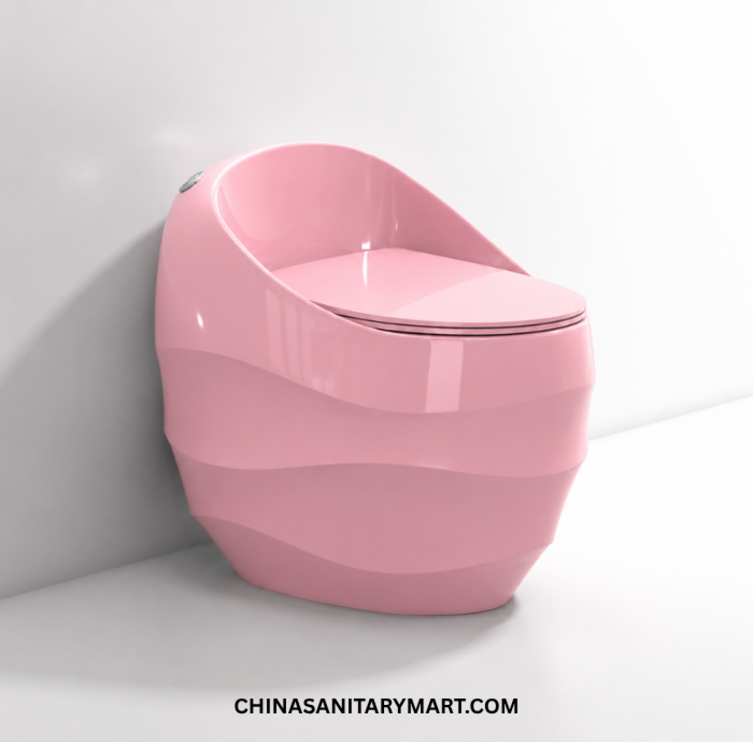Pink Marble Shed Wave D Commode 26x19x24 Inch, Pink D Shape Commode, Pink Marble Toilet Commode, Pink Shed Wave Commode