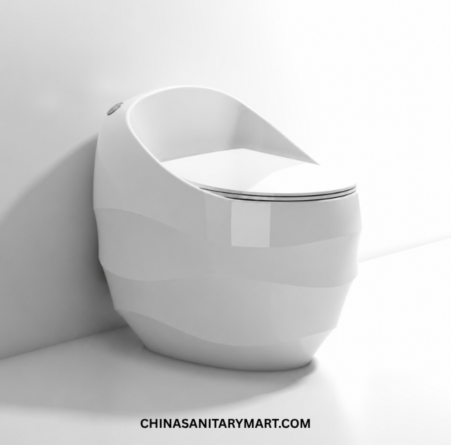 white marble shed wave d commode, white commode 26x19x24 inch, shed wave d toilet, modern white marble commode, white toilet