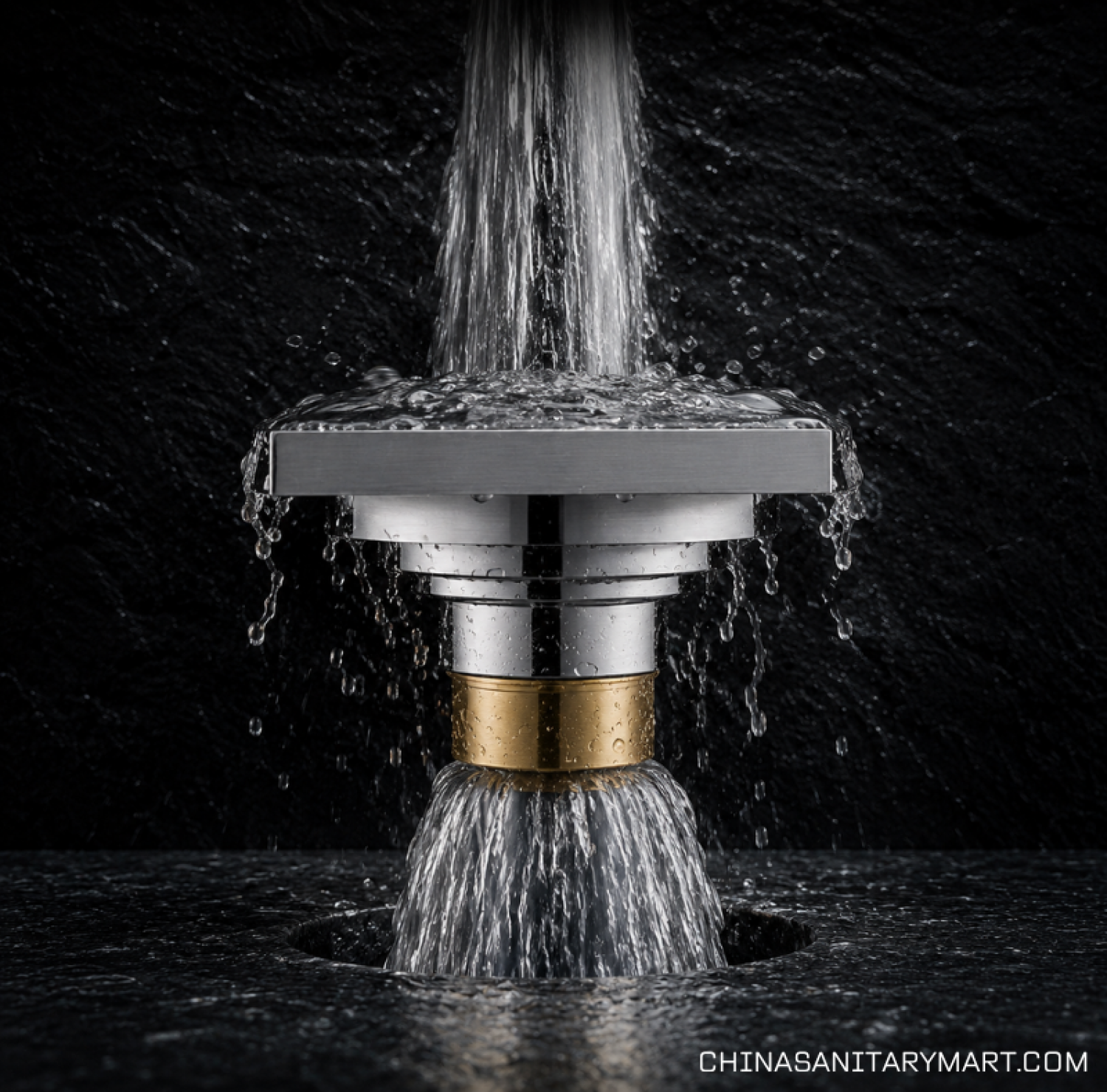 5x5 floor drain, anti odor floor drain, anti insect drain, stainless steel floor drain, bathroom drain, shower drain, square floor drain, SUS 304 drain, cockroach proof drain, fast drainage floor drain, China Sanitary Mart