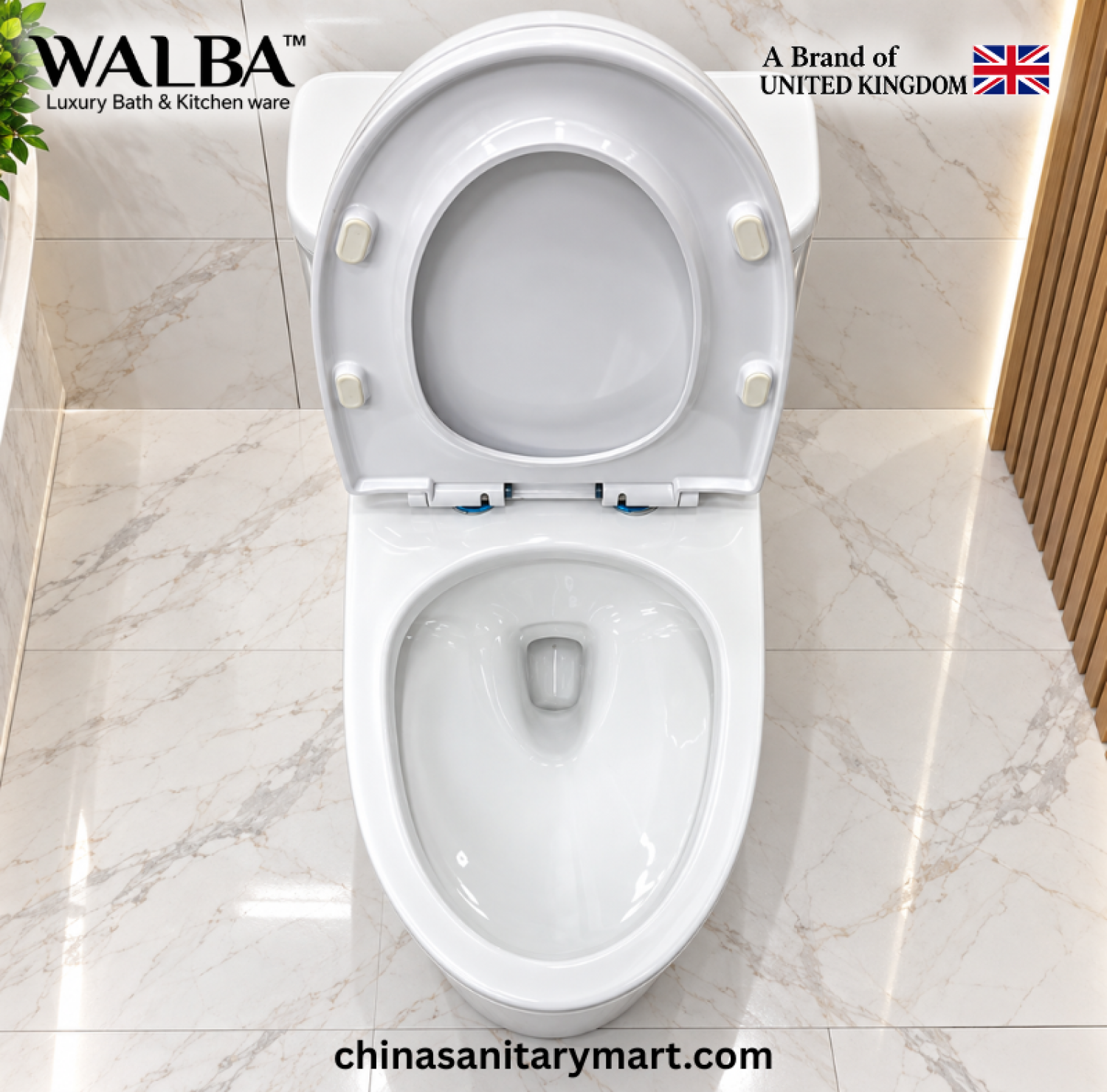 Walba Commode 211, Walba 211 Siphonic Jet Flush Commode, Walba One Piece Toilet, White One Piece Commode, Modern Toilet