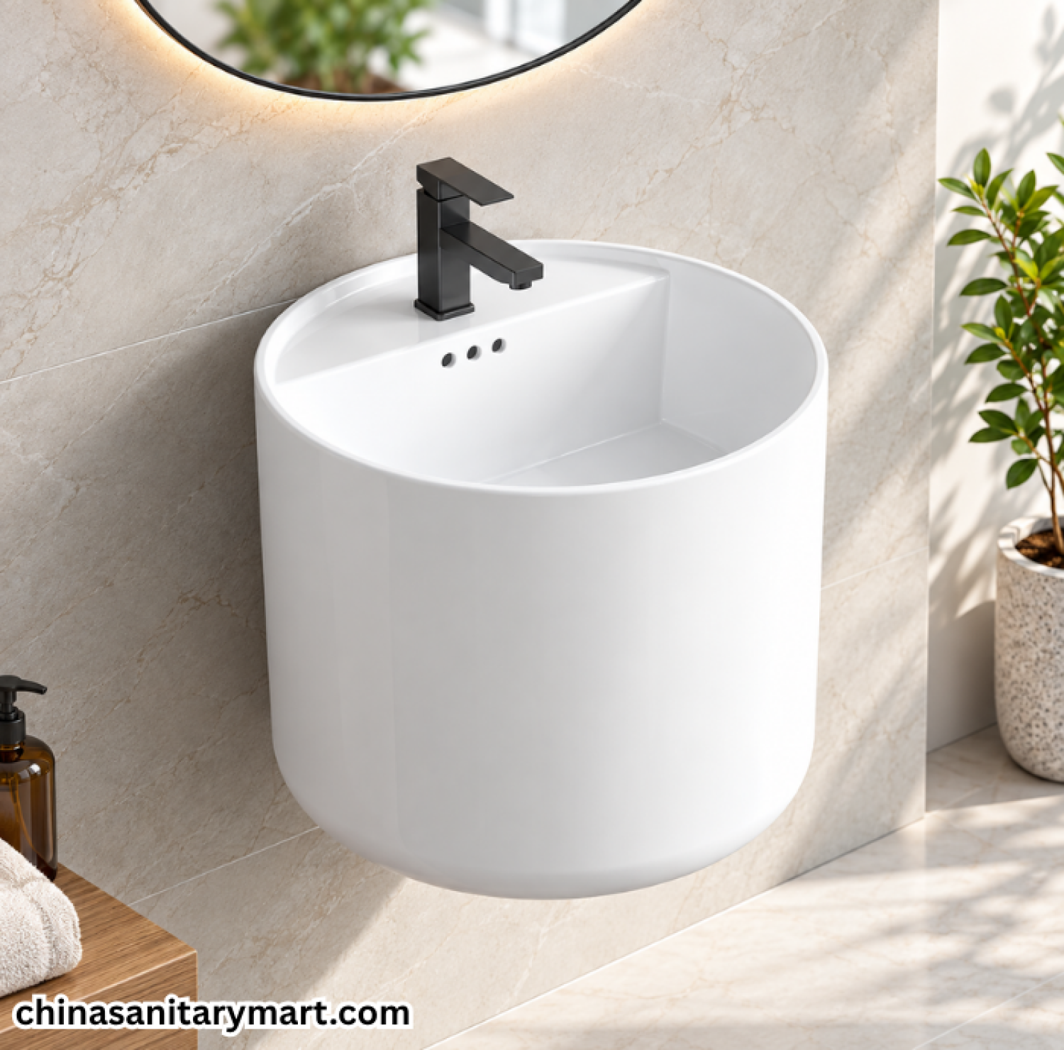 walba, walba basin, wall hung basin