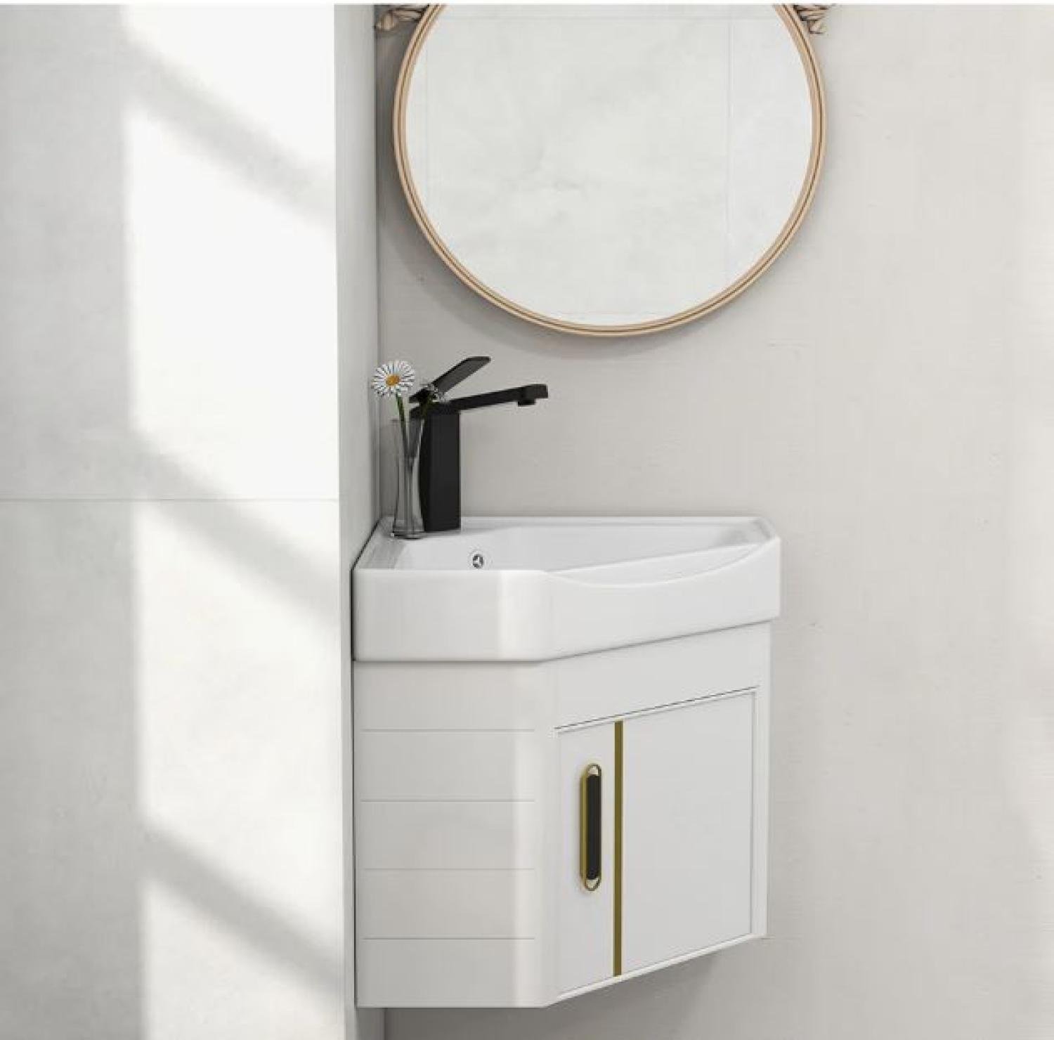 wall hung basin, wall hung, cabinet basin