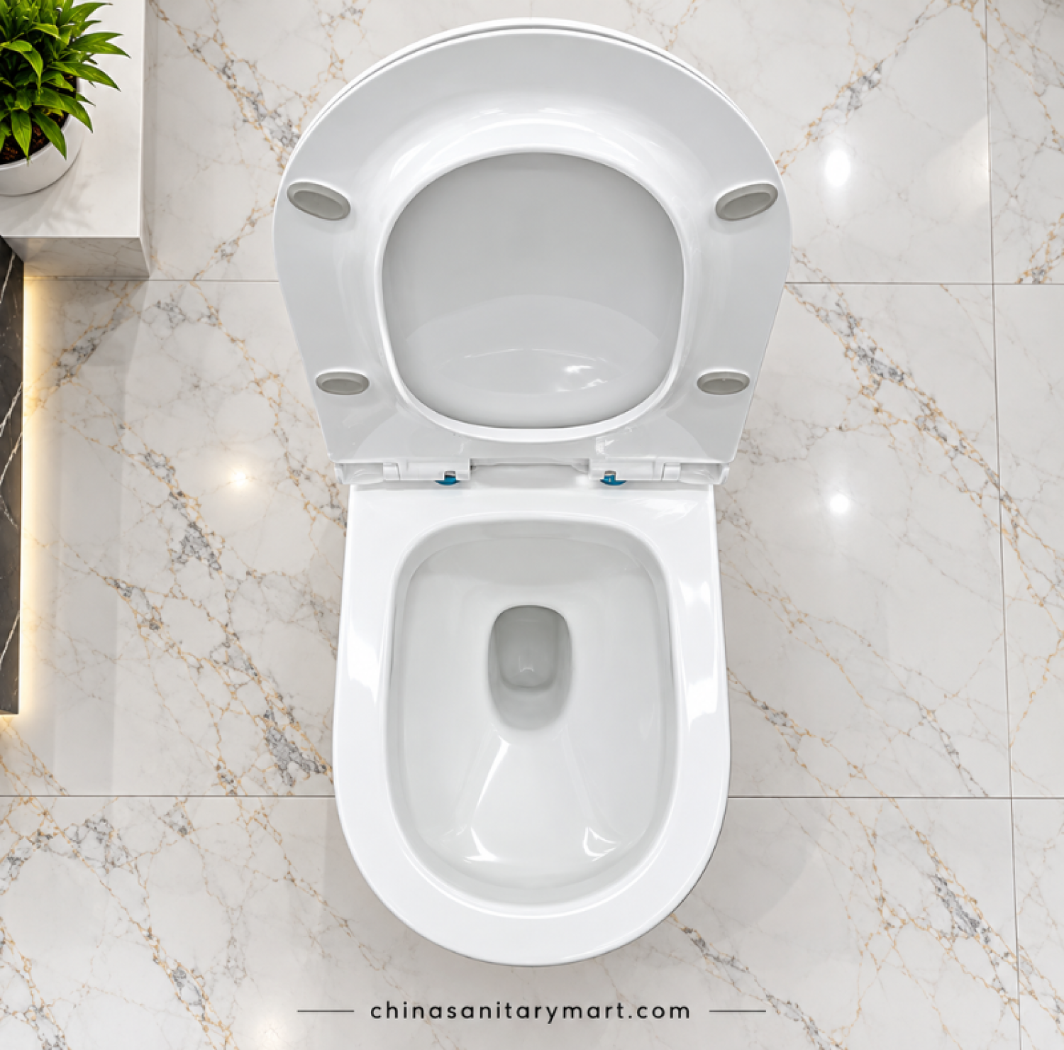 IS-3993 Tornado Jet Flush commode, IS-3993 white one piece toilet, Tornado and Jet Flush toilet, modern white commode, one piece bathroom toilet