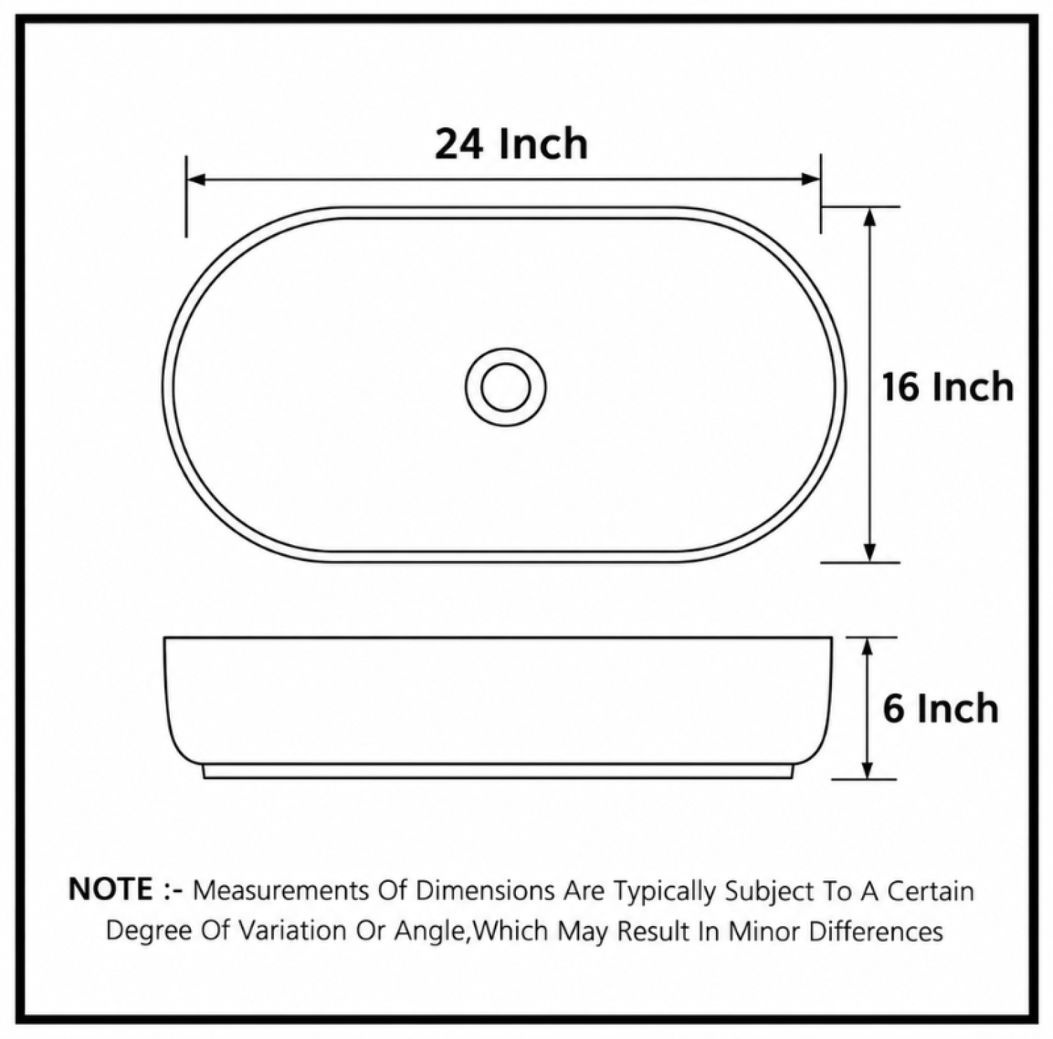 Table Top Basin, Designer Basin, Premium Wash Basin, Luxury Bathroom Accessories, Modern Wash Basin, Counter Basin, Oval Basin, 24x17 Inch Basin