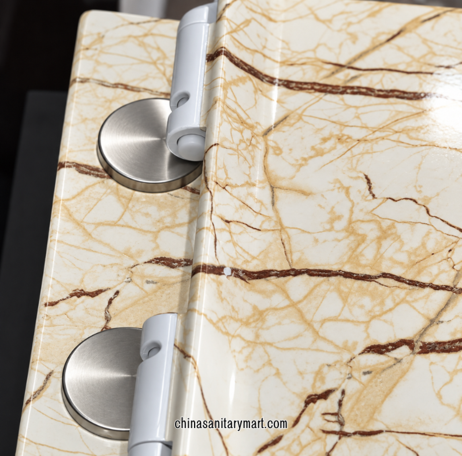 Ori marble shed commode, Tornado Washdown toilet, marble finish toilet, cream marble commode, designer bathroom commode, marble pattern toilet