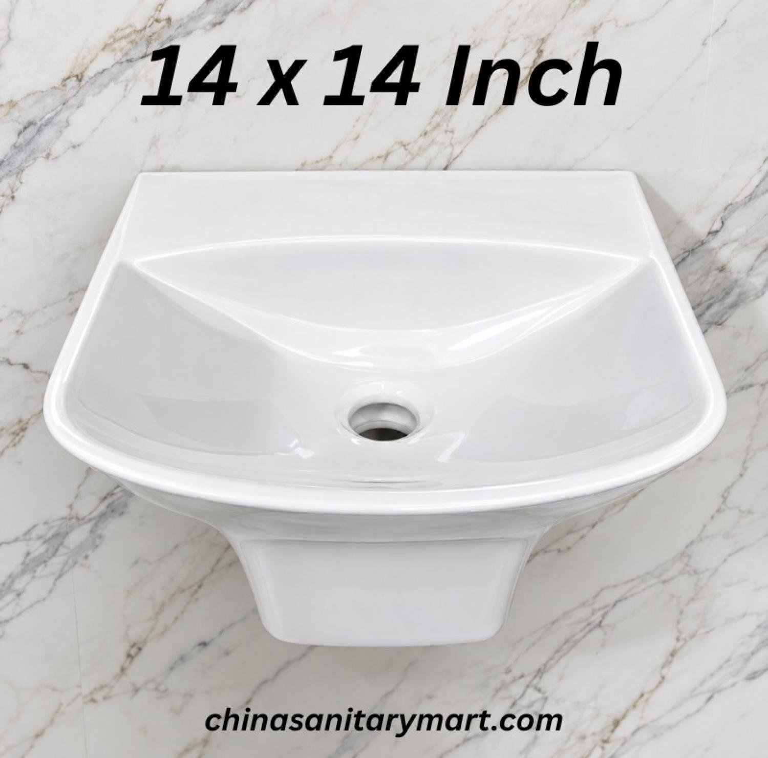 basin, wall hung basin,