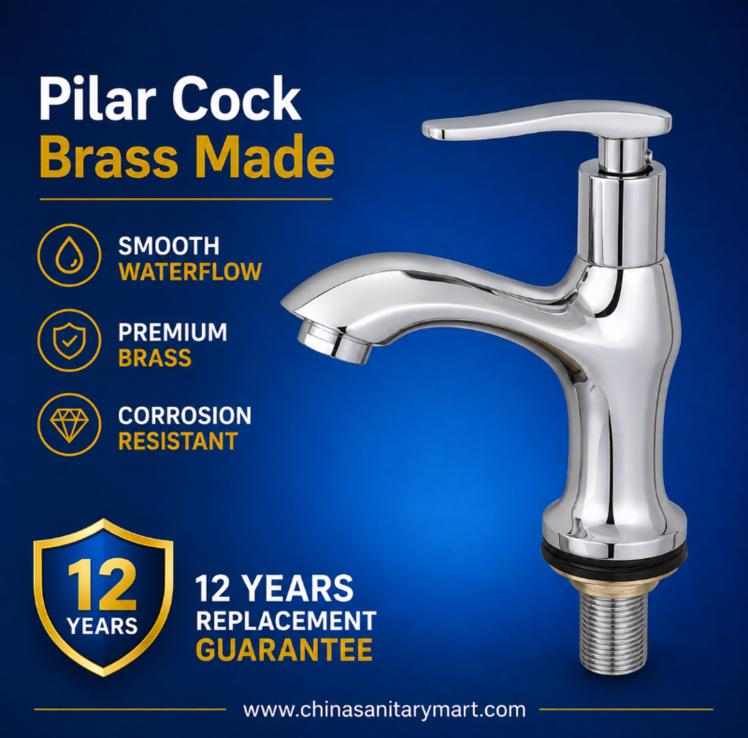 Basin tap, Basin pillar,