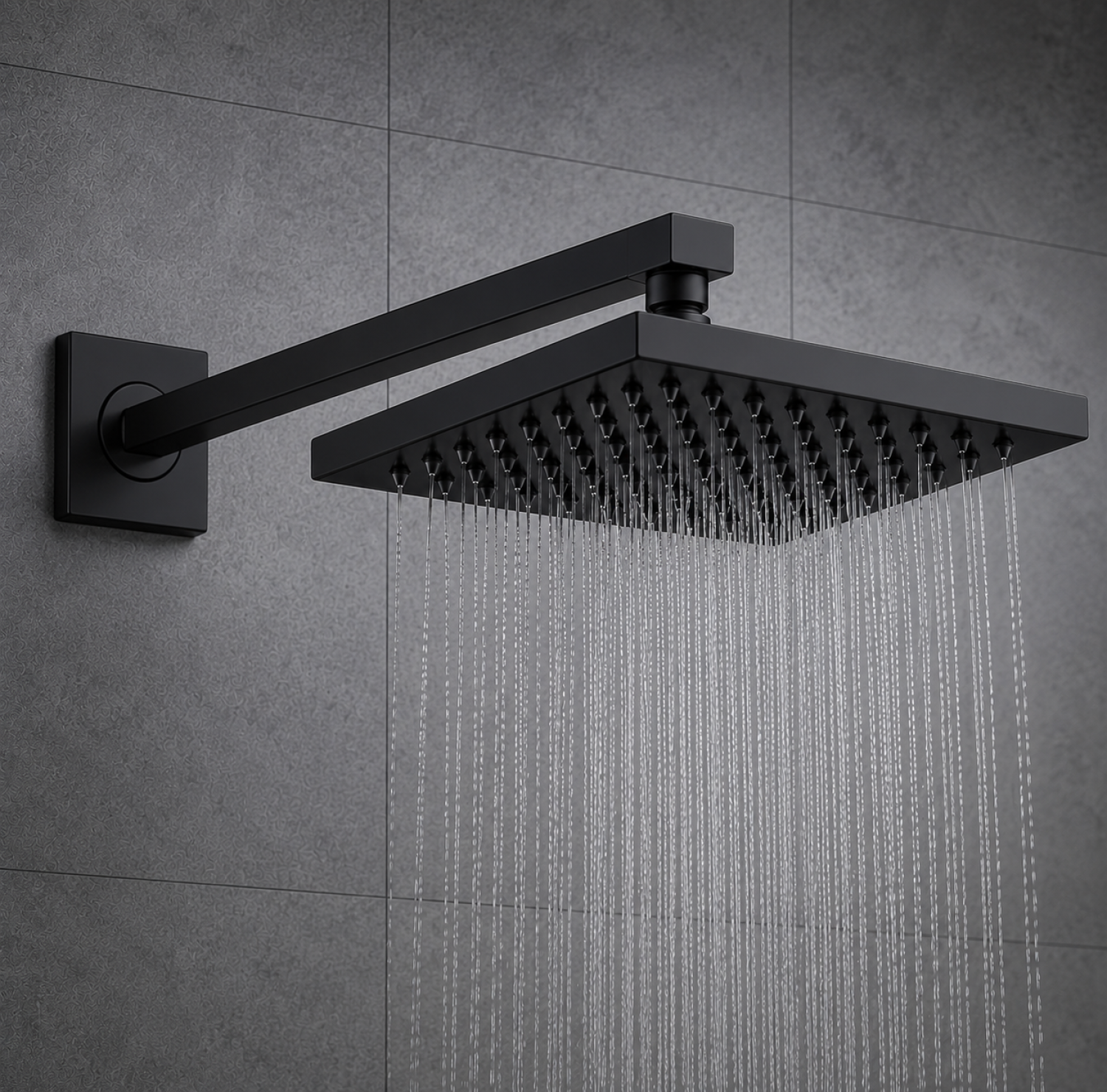 rain shower, shower, matte Black shower